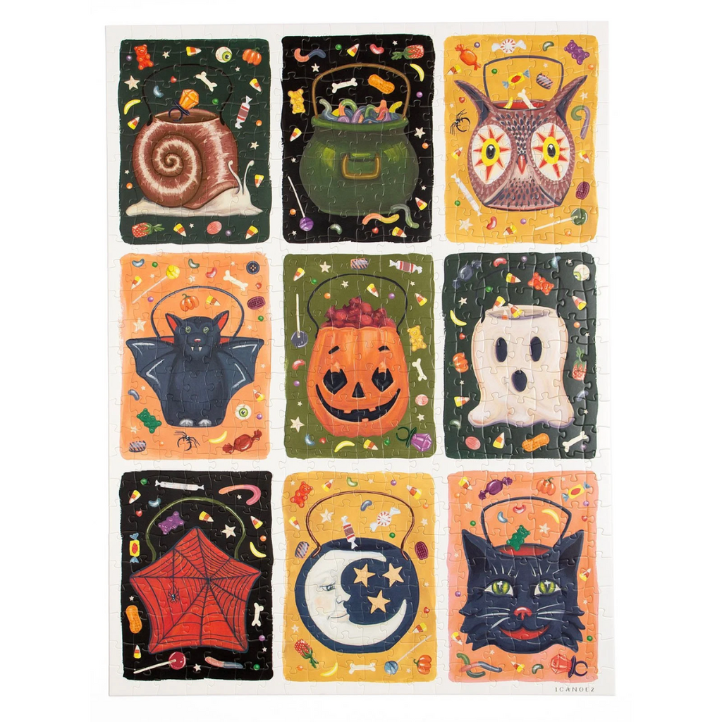 Spooky Sweets - 500 Piece Halloween Jigsaw Puzzle - Freshie & Zero Studio Shop