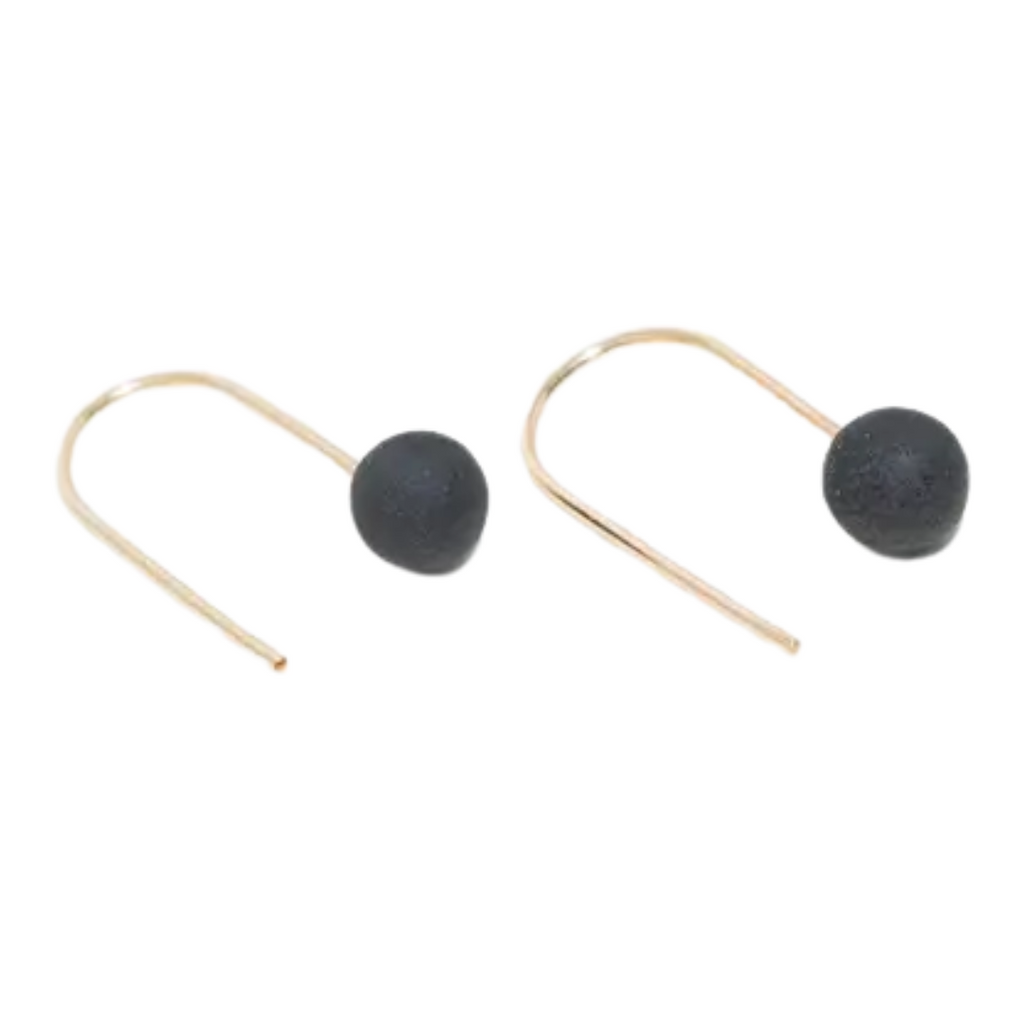 Gold Dainty Dot Earrings | Winter - Freshie & Zero Studio Shop