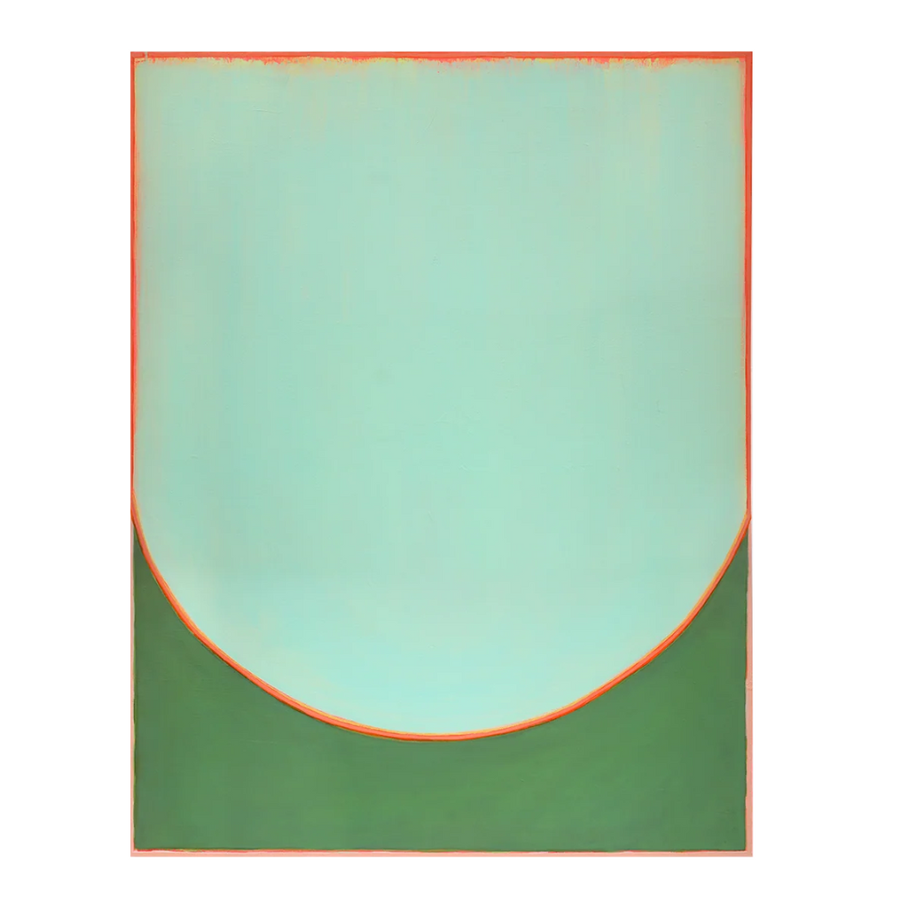 Rustic Green and Aqua Minimalist - Catherine Freshley Art Print: 11" x 14" - Freshie & Zero Studio Shop