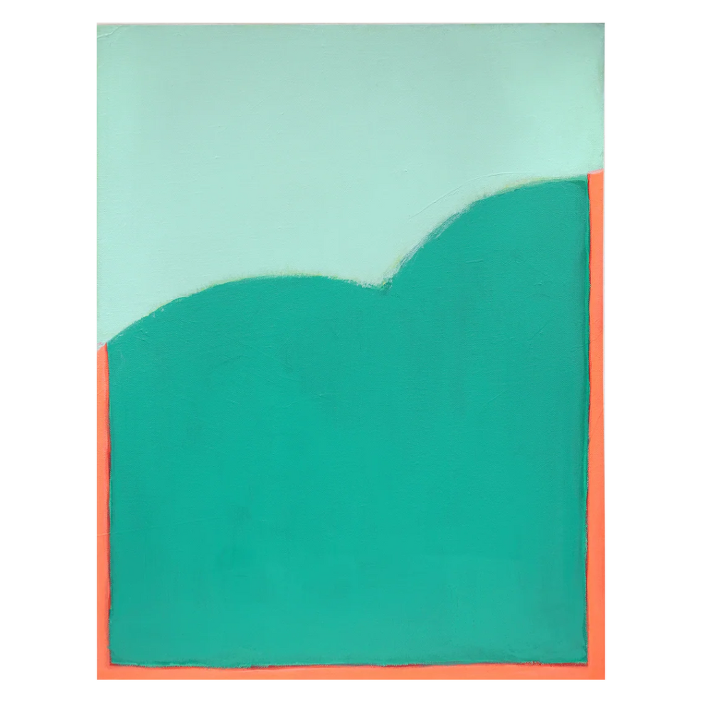 Minimalist Teal Vertical - Catherine Freshley Art Print: 8" x 10" - Freshie & Zero Studio Shop