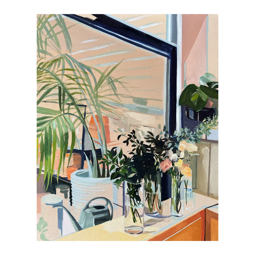 Anissa Riviere 8x10 Signed Art Print: Brooklyn Plant Shop - Freshie & Zero Studio Shop