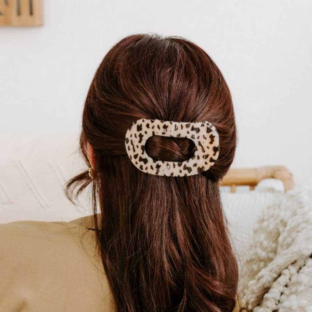 Teleties Large Flat Round Hair Clip - Freshie & Zero Studio Shop