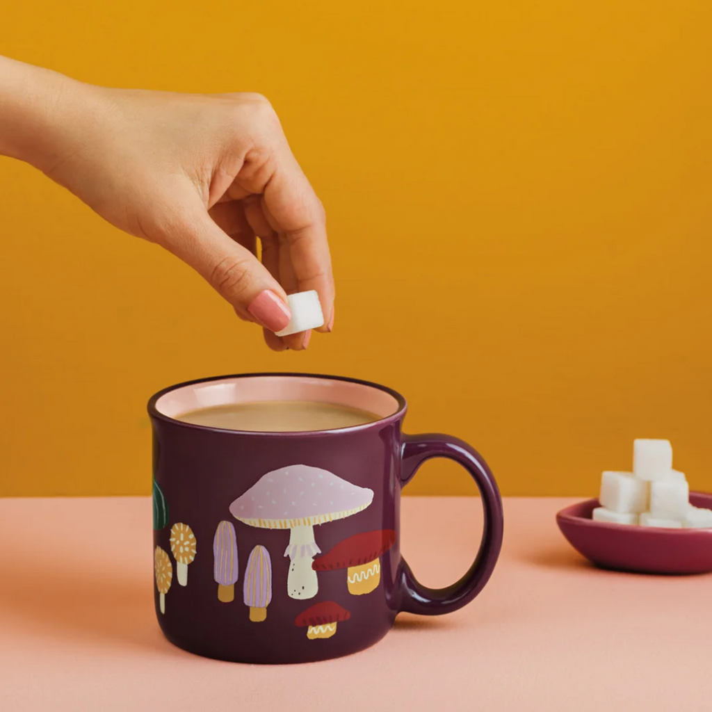 Mushroom Gems 20oz Ceramic Mug by Danica - Freshie & Zero Studio Shop