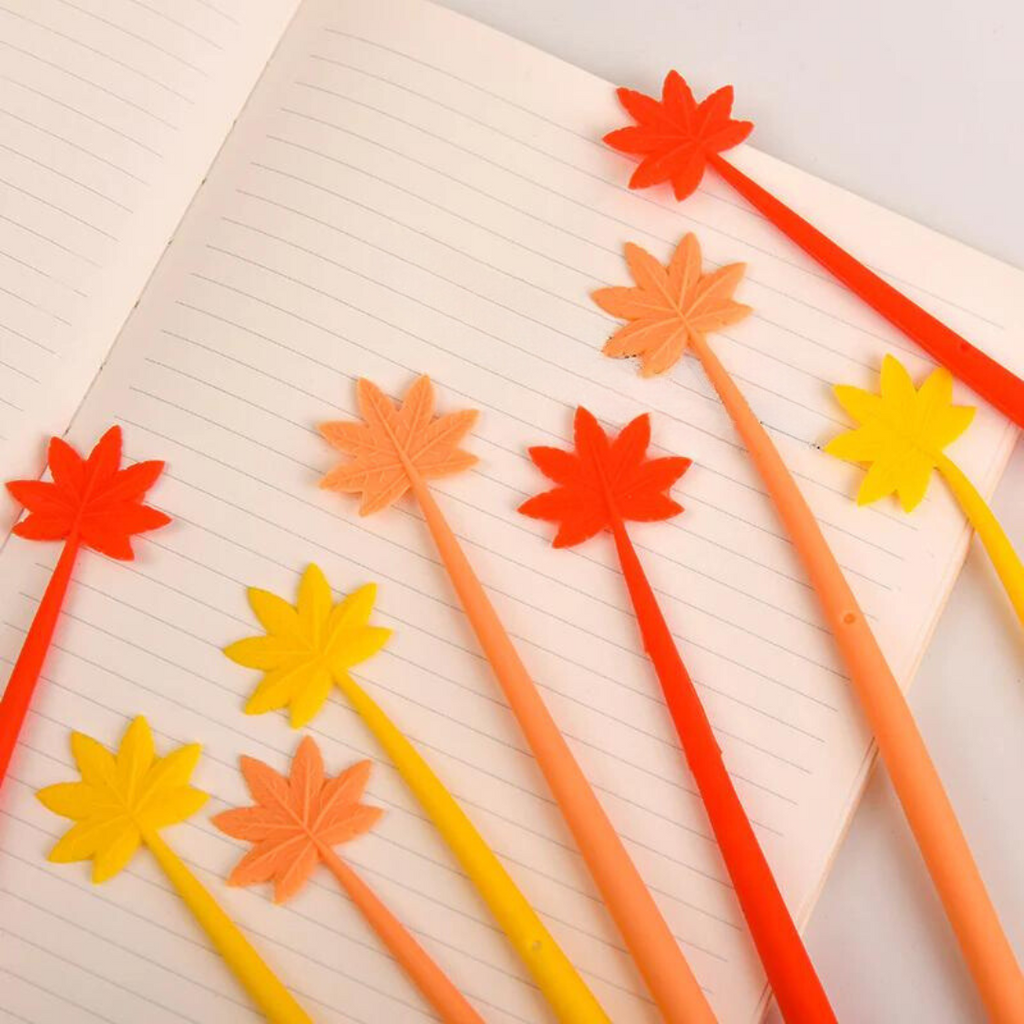 Maple Leaf Wiggle Gel Pen - Freshie & Zero Studio Shop