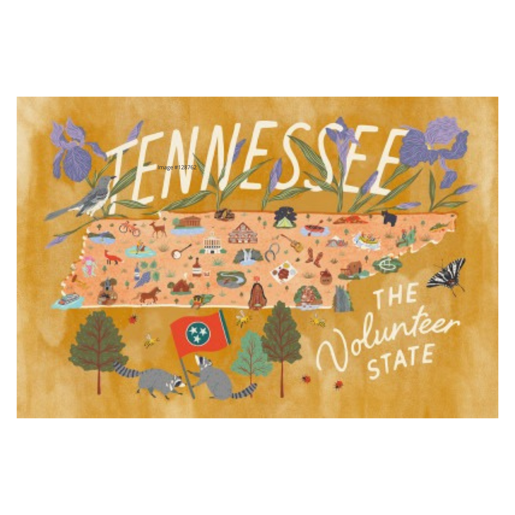 Celebrate Tennessee Wooden Postcard - Freshie & Zero Studio Shop
