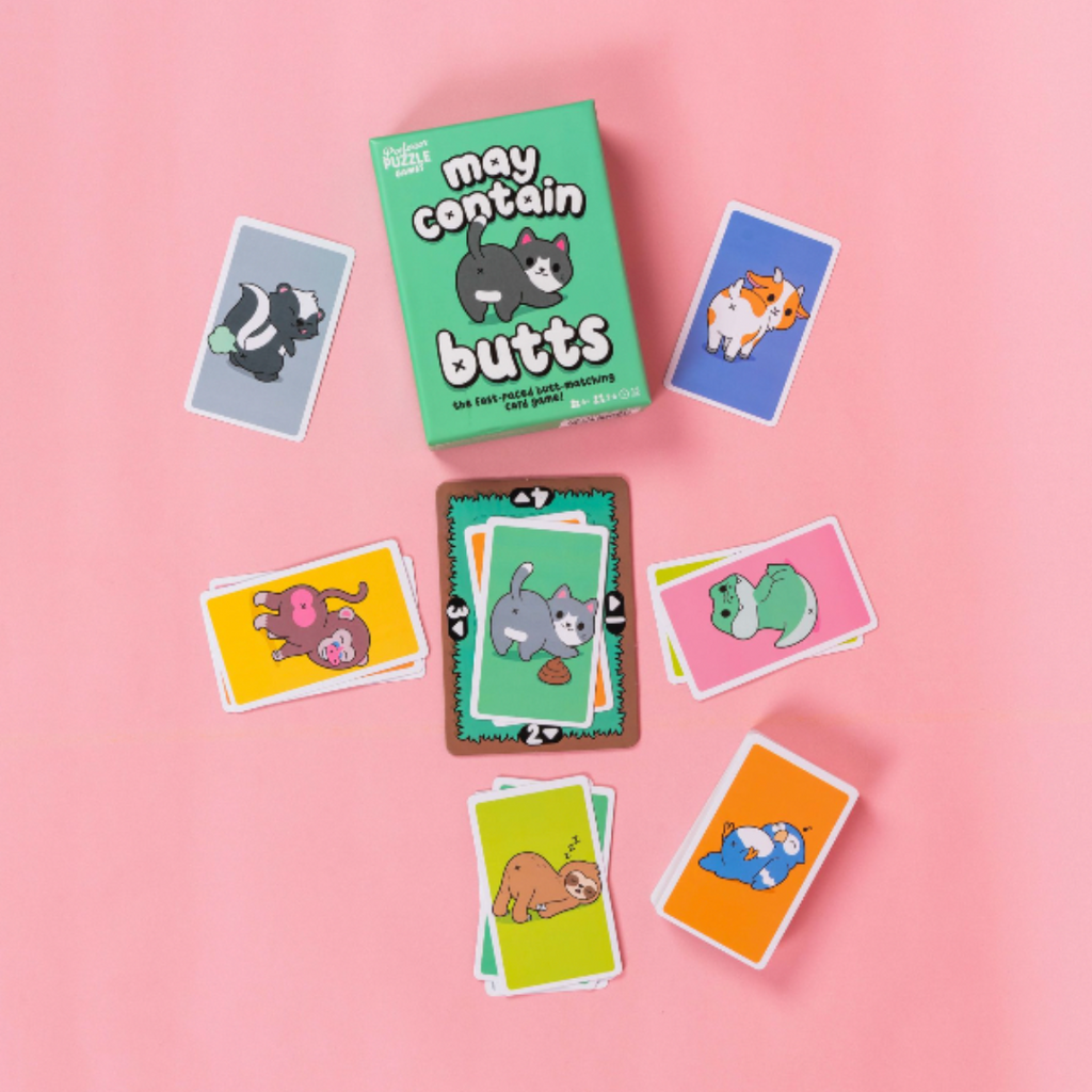 May Contain Butts Matching Game - Freshie & Zero Studio Shop