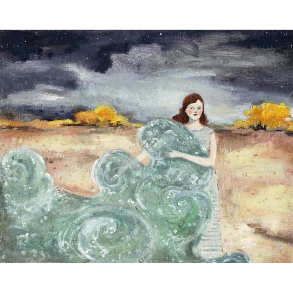 She carried with her the sea - Amanda Blake Print: 10x12 - Freshie & Zero Studio Shop