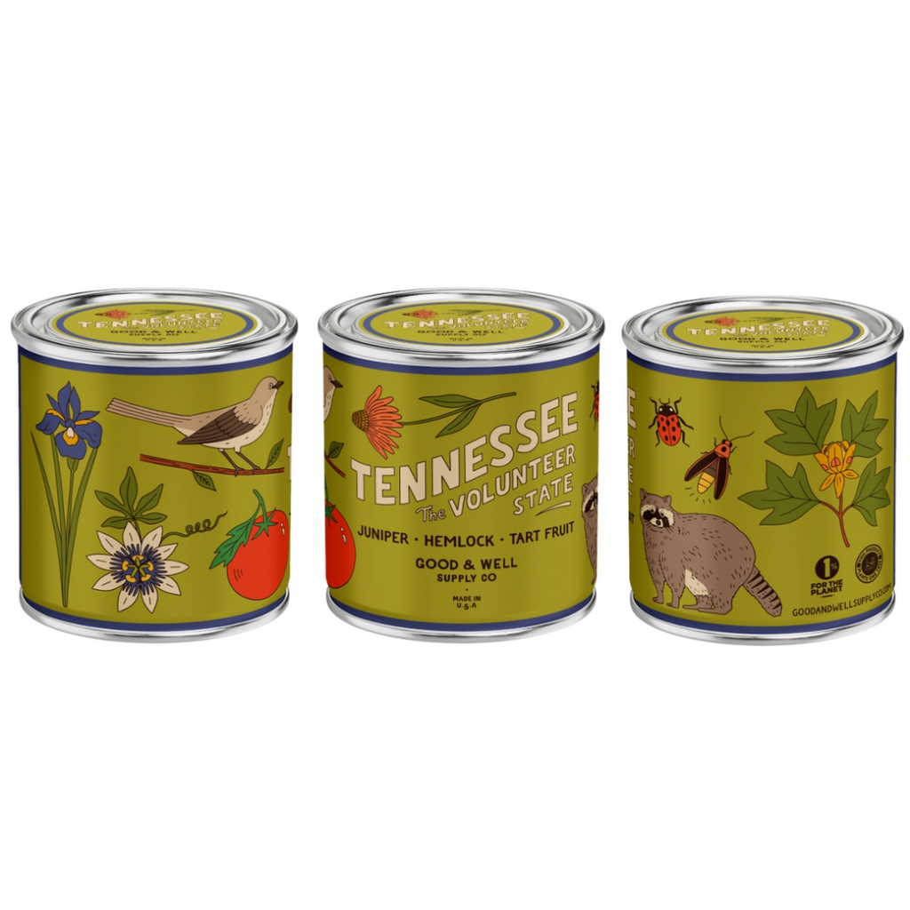 Tennessee State Soy Candle by Good & Well Supply - Freshie & Zero Studio Shop