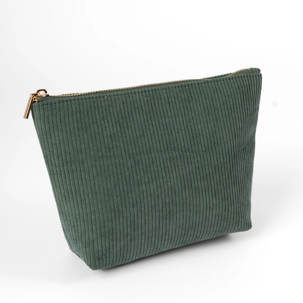 Corduroy Carry-All Pouch - Jade - Freshie & Zero Studio Shop