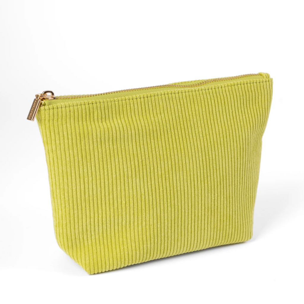 Corduroy Carry-All Pouch - Chartreuse - Freshie & Zero Studio Shop