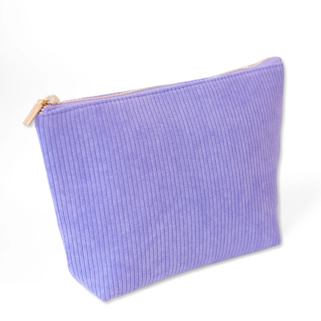 Corduroy Carry-All Pouch - Periwinkle - Freshie & Zero Studio Shop