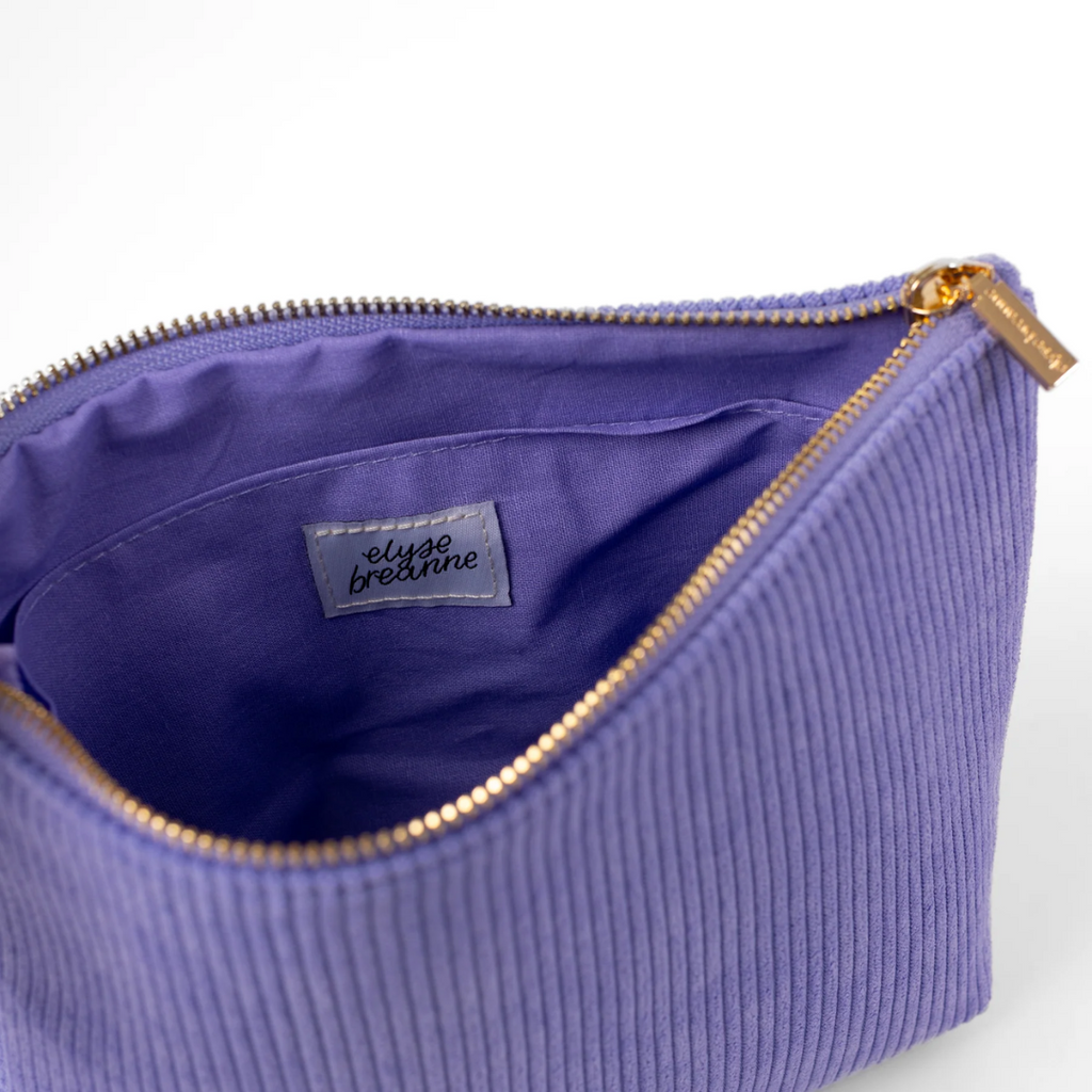 Corduroy Carry-All Pouch - Periwinkle - Freshie & Zero Studio Shop