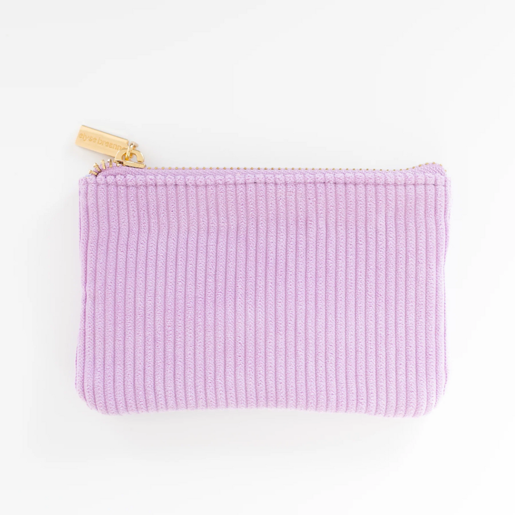 Corduroy Coin Pouch - Lilac - Freshie & Zero Studio Shop