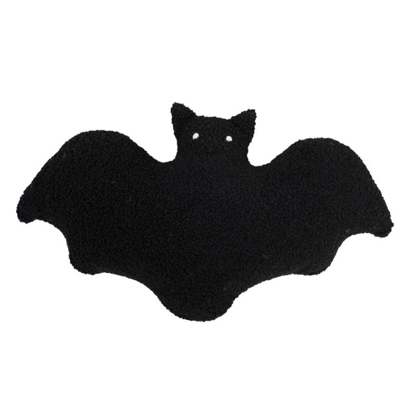 Bat Shaped Faux Sherpa Pillow - Freshie & Zero Studio Shop