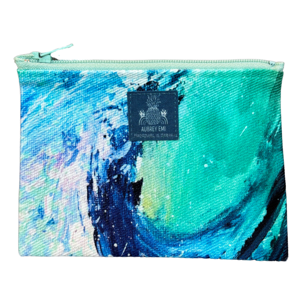 Abstract Wave Coin Pouch - Freshie & Zero Studio Shop