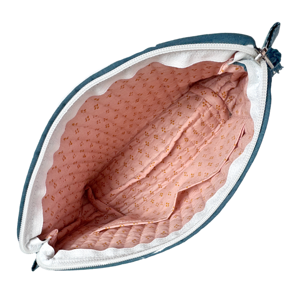 Forest Quilted Zipper Pouch - Freshie & Zero Studio Shop