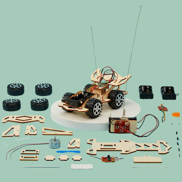 Wood Race Car DIY Kit: Radio controlled Car - Freshie & Zero Studio Shop