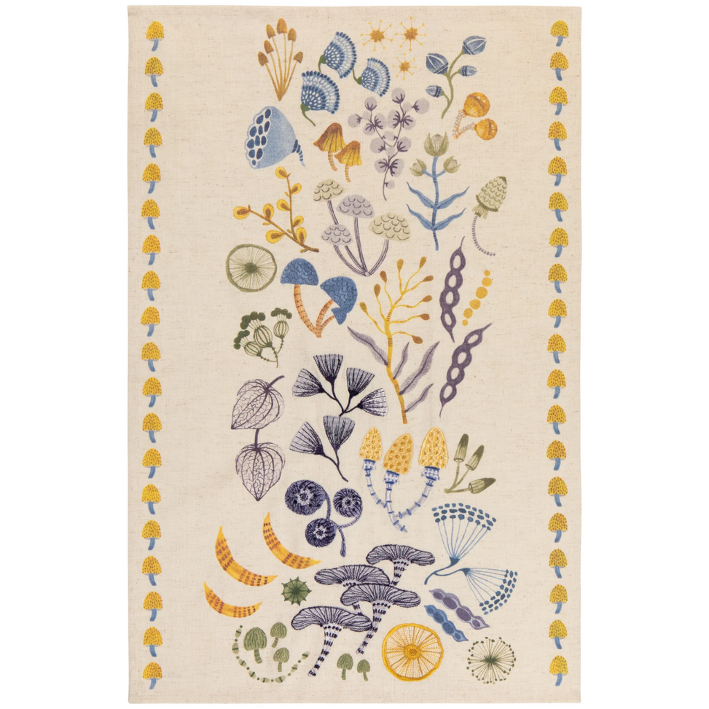 Wildgrove Embroidered Cotton Blend Dishtowel by Danica - Freshie & Zero Studio Shop