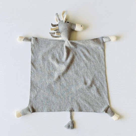 Organic Baby Lovey Blanket: Horse - Freshie & Zero Studio Shop