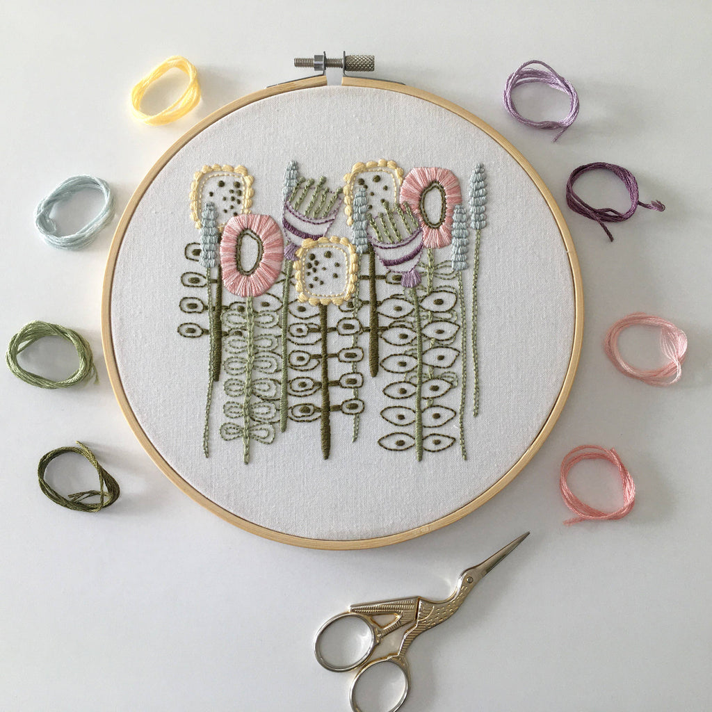 Floral Embroidery Kit - Freshie & Zero Studio Shop