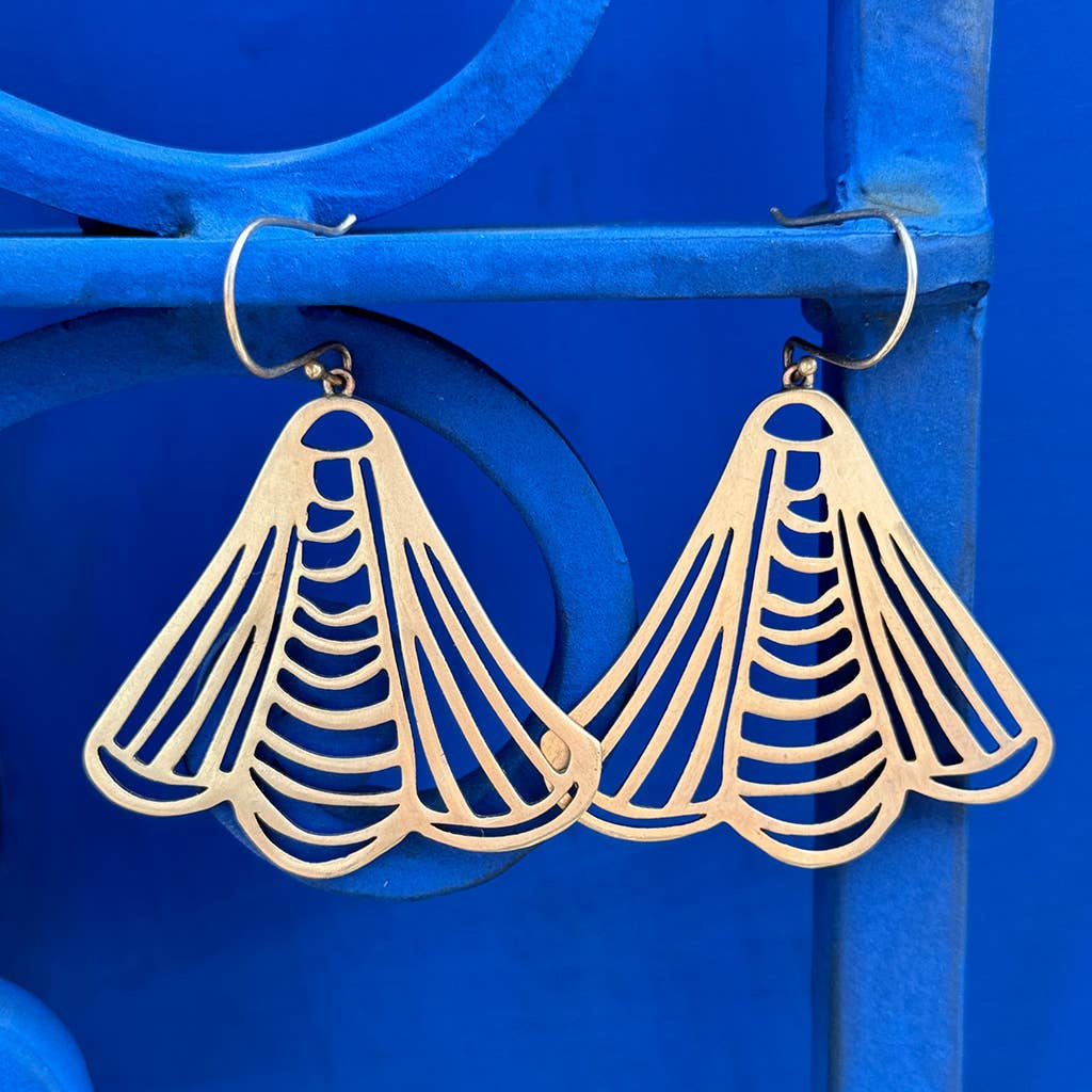 Josie Brass Earrings by Handker - Freshie & Zero Studio Shop
