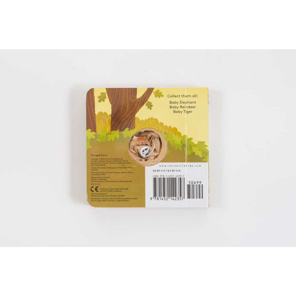 Baby Bear Finger Puppet Board Book - Freshie & Zero Studio Shop