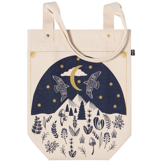 Moonlit Cotton Tote Bag by Danica - Freshie & Zero Studio Shop