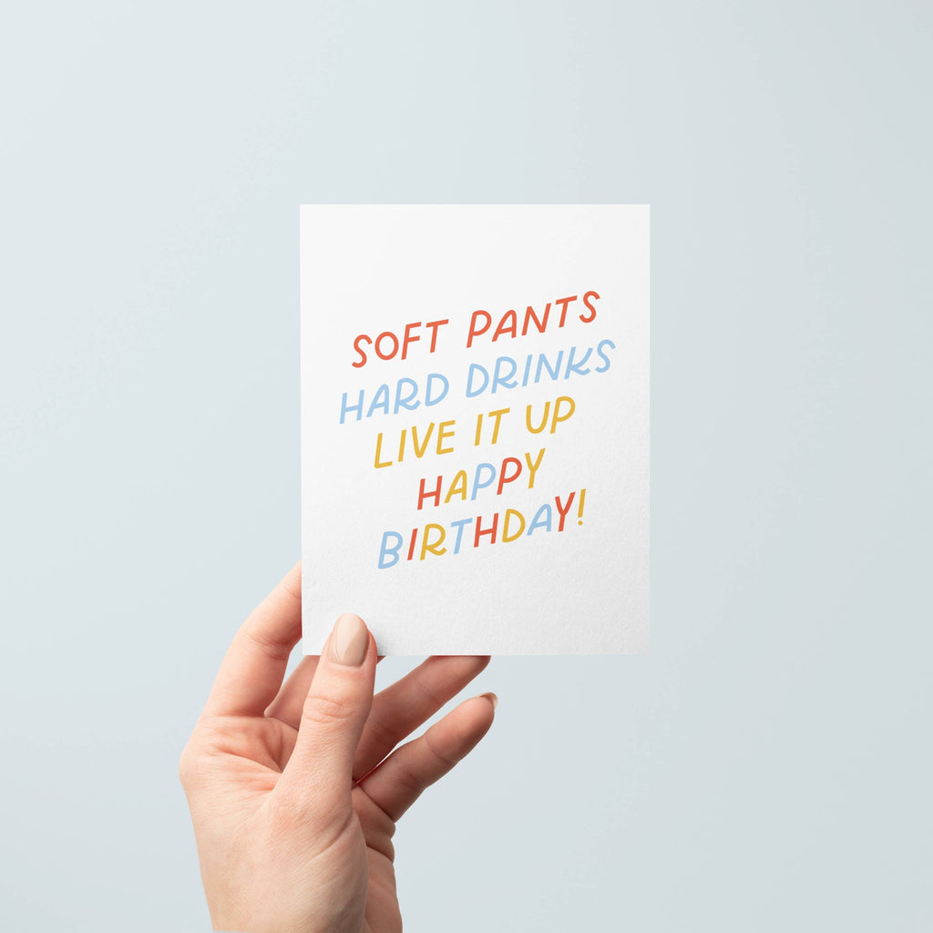 Live It Up Birthday Card - Freshie & Zero Studio Shop