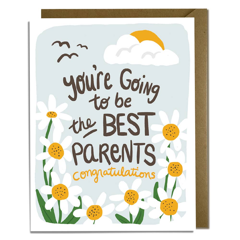 Best Parents Baby Card - Freshie & Zero Studio Shop