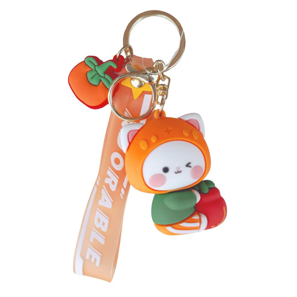 Fruity Cats Kawaii Keychains - Freshie & Zero Studio Shop