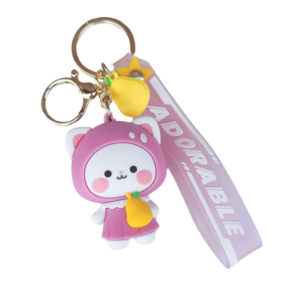 Fruity Cats Kawaii Keychains - Freshie & Zero Studio Shop
