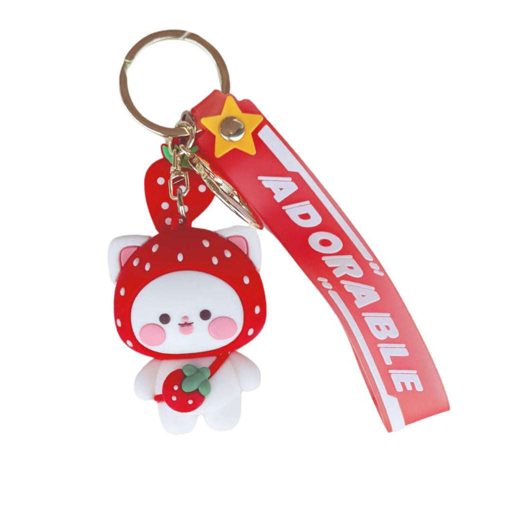 Fruity Cats Kawaii Keychains - Freshie & Zero Studio Shop