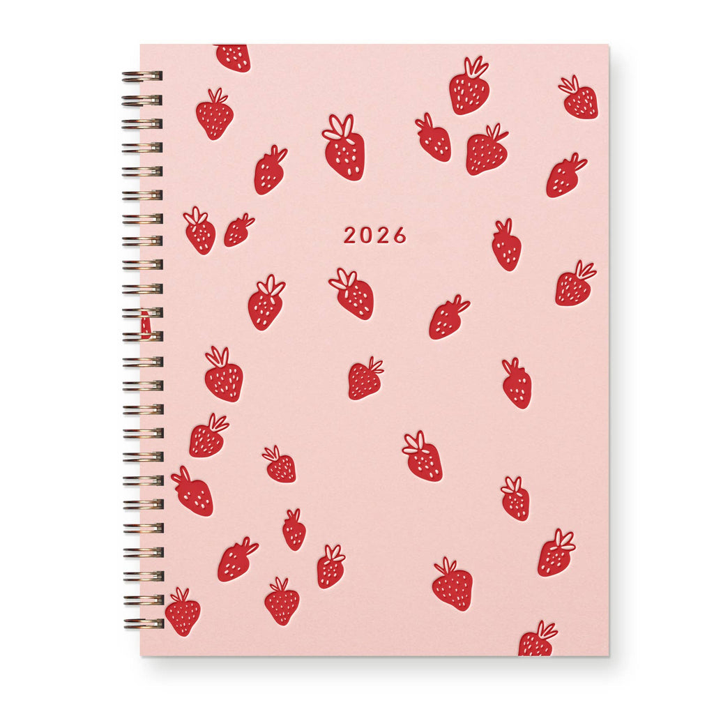 2026 Strawberry Calendar Year Planner - Freshie & Zero Studio Shop