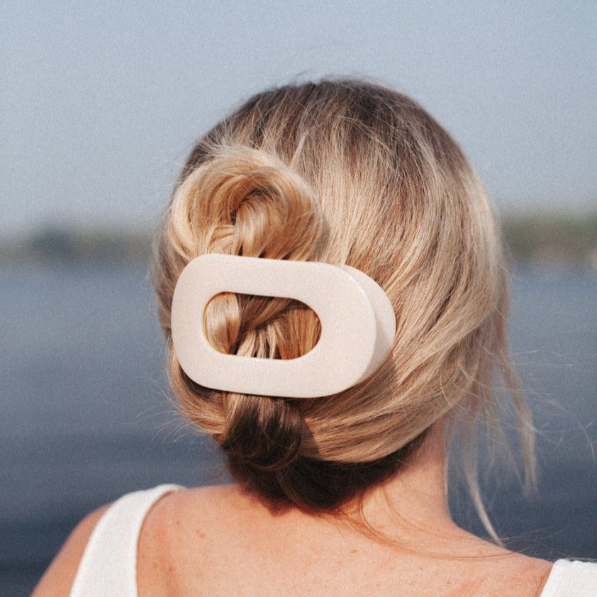 Teleties Large Flat Round Hair Clip - Freshie & Zero Studio Shop