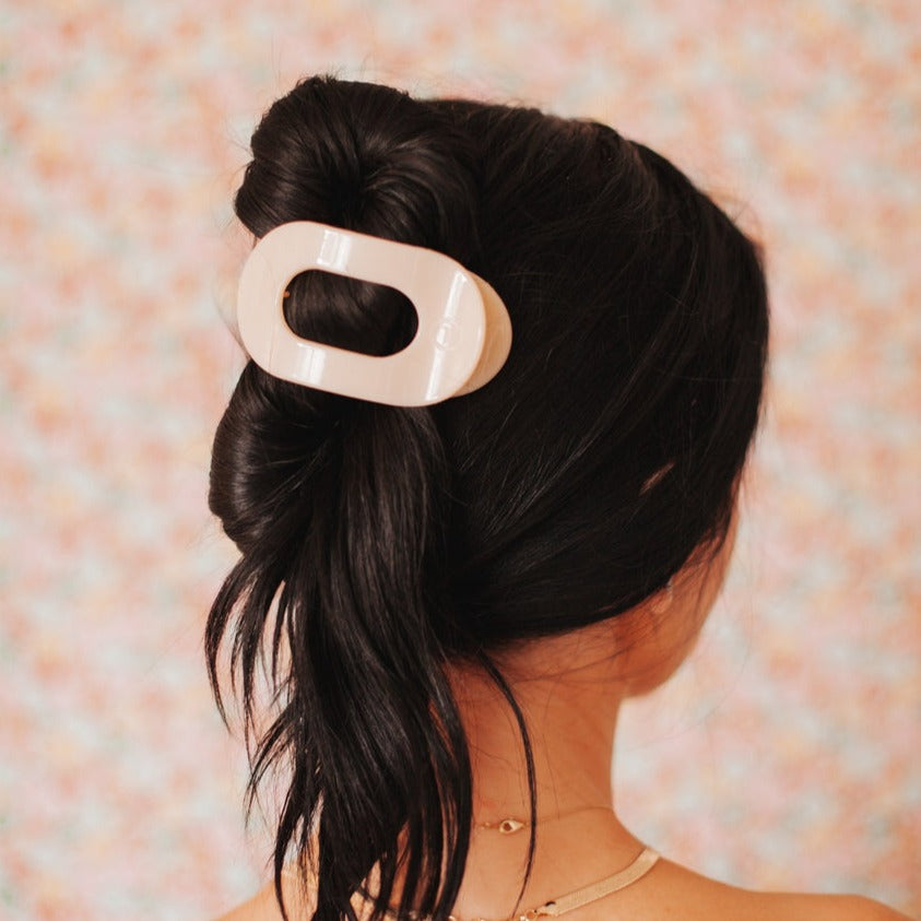 Teleties Medium Flat Round Hair Clip - Freshie & Zero Studio Shop