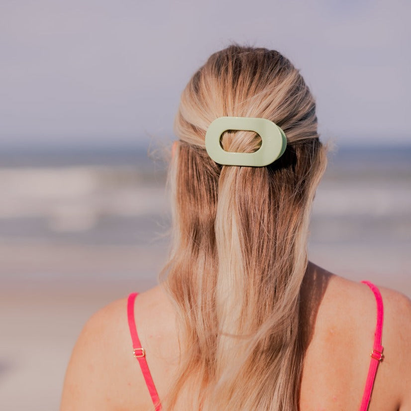 Teleties Small Flat Round Hair Clip - Freshie & Zero Studio Shop