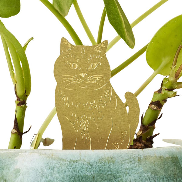 Brass Plant Pet Accessory: Cat - Freshie & Zero Studio Shop