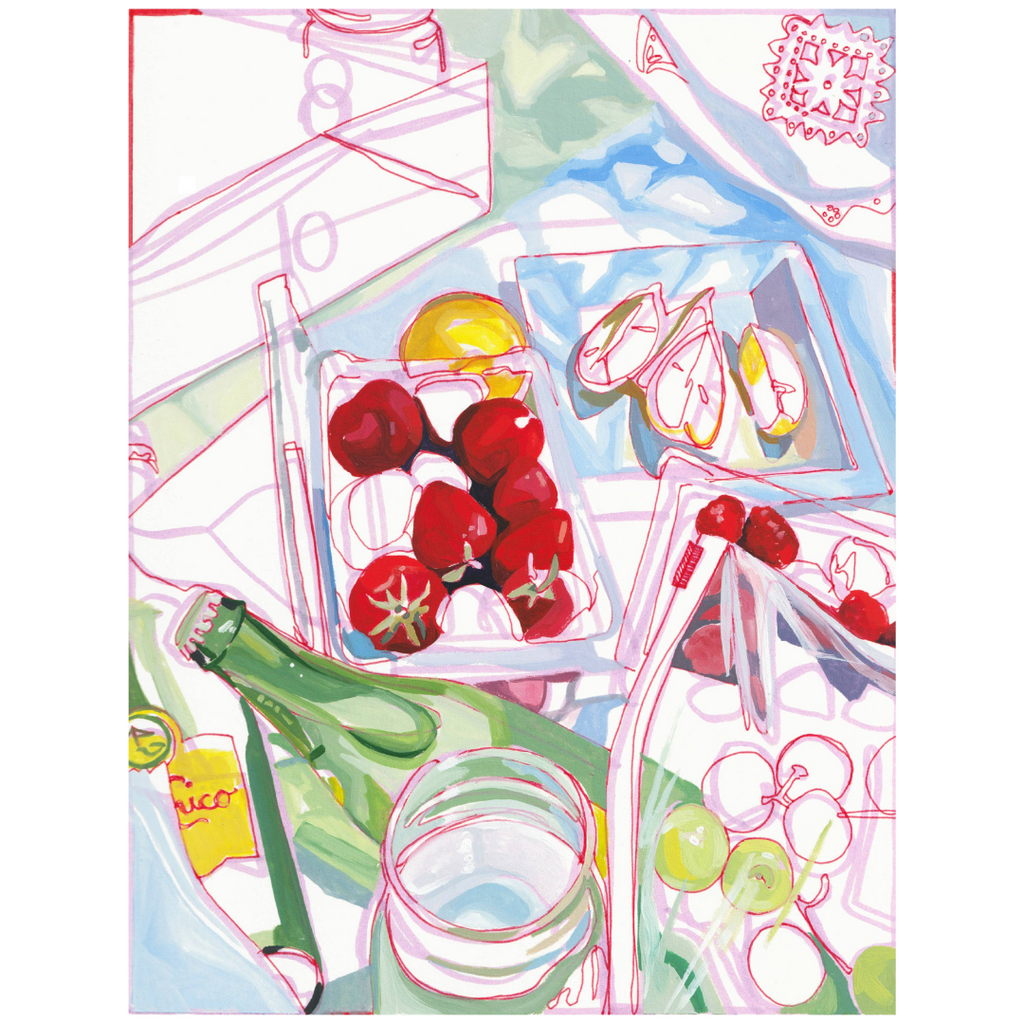 Anissa Riviere 8x10 Signed Art Print: California Picnic - Freshie & Zero Studio Shop