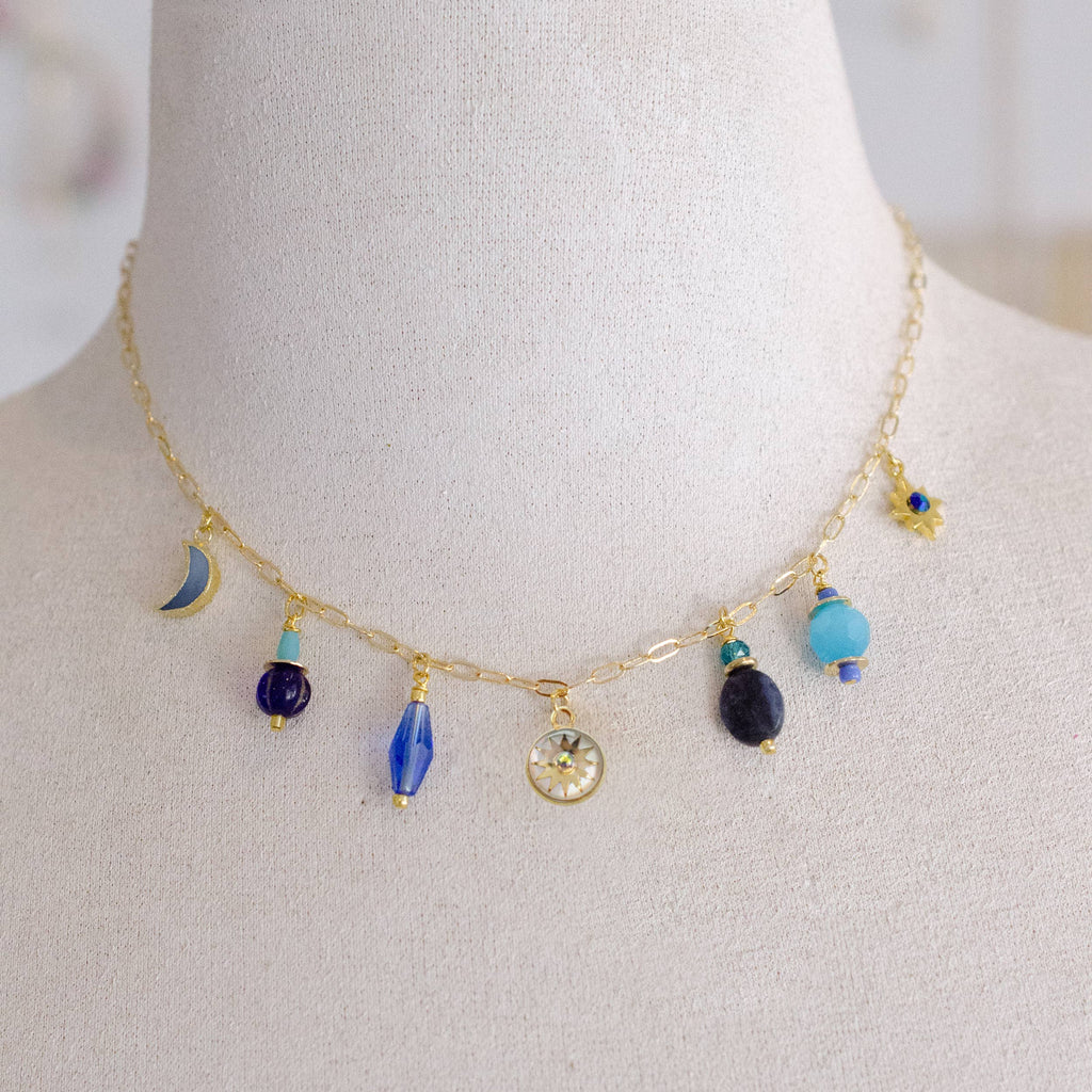 Pearl Zodiac Water Sign Charm Necklace by Jill Makes - Freshie & Zero Studio Shop