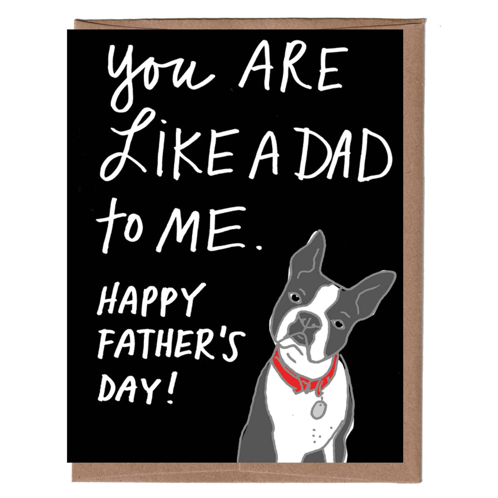 Like a Dad Father's Day Greeting Card - Freshie & Zero Studio Shop