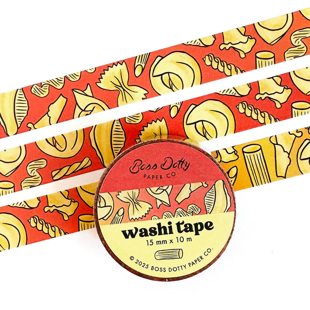 Pasta Pattern Washi Tape - Freshie & Zero Studio Shop