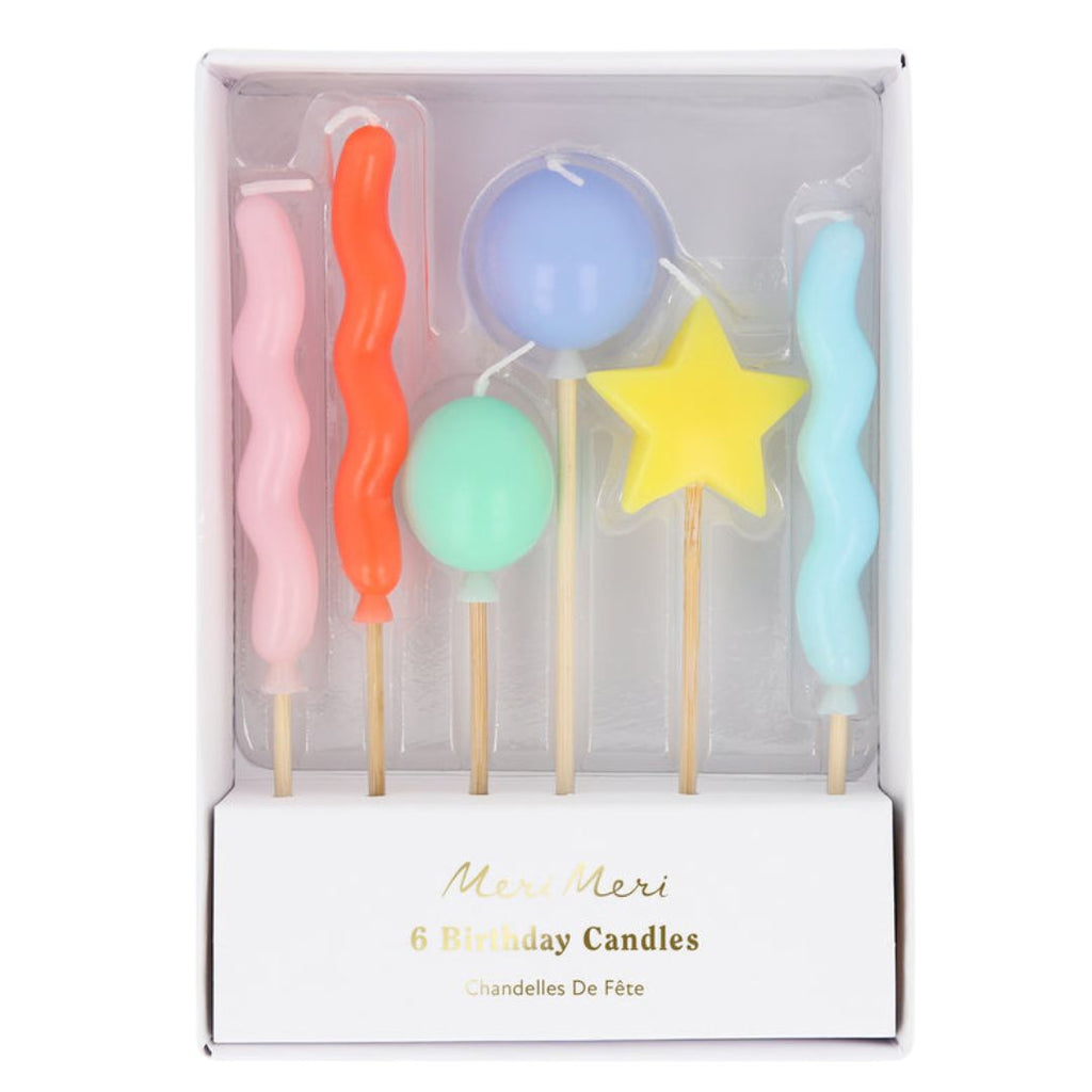 Balloon Birthday Candles - Freshie & Zero Studio Shop