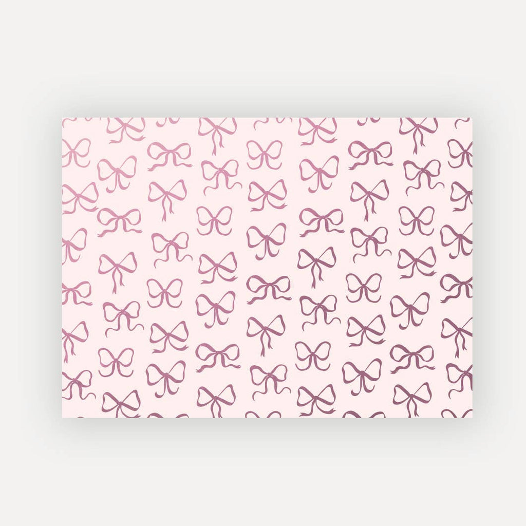 Ballet Bows Letterpress Boxed Notecards - Set of 6 - Freshie & Zero Studio Shop