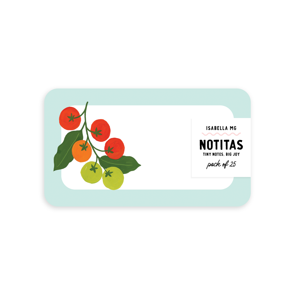 Tomato Notitas - Mini Note Cards - Freshie & Zero Studio Shop