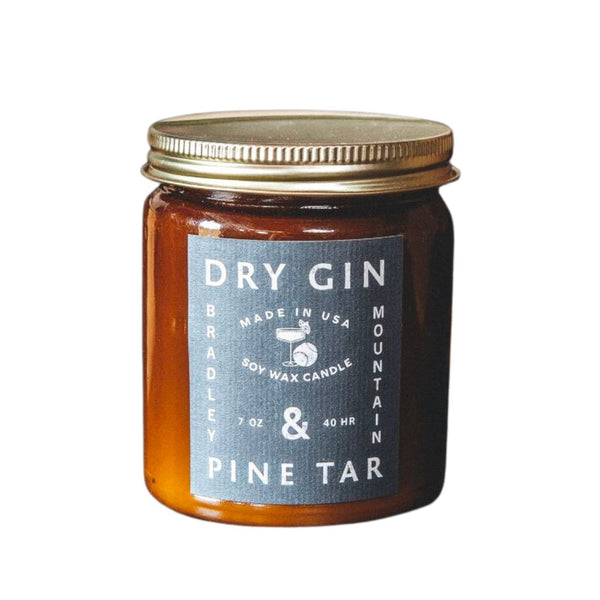 Dry Gin & Pine Tar Candle by Bradley Mountain - Freshie & Zero Studio Shop