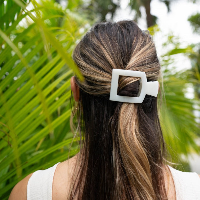 Teleties Medium Flat Square Hair Clip - Freshie & Zero Studio Shop