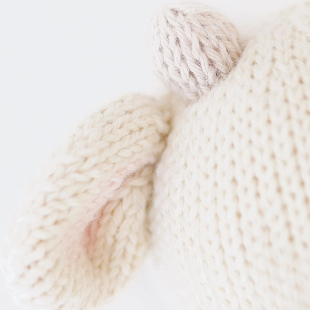 Mini Hand-Knit Baby Cow Animal Dolls by Cuddle + Kind - Freshie & Zero Studio Shop