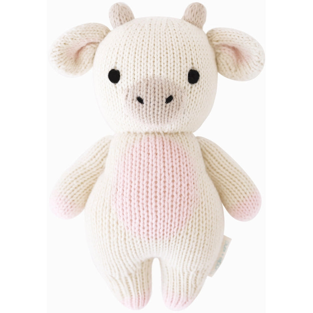 Mini Hand-Knit Baby Cow Animal Dolls by Cuddle + Kind - Freshie & Zero Studio Shop