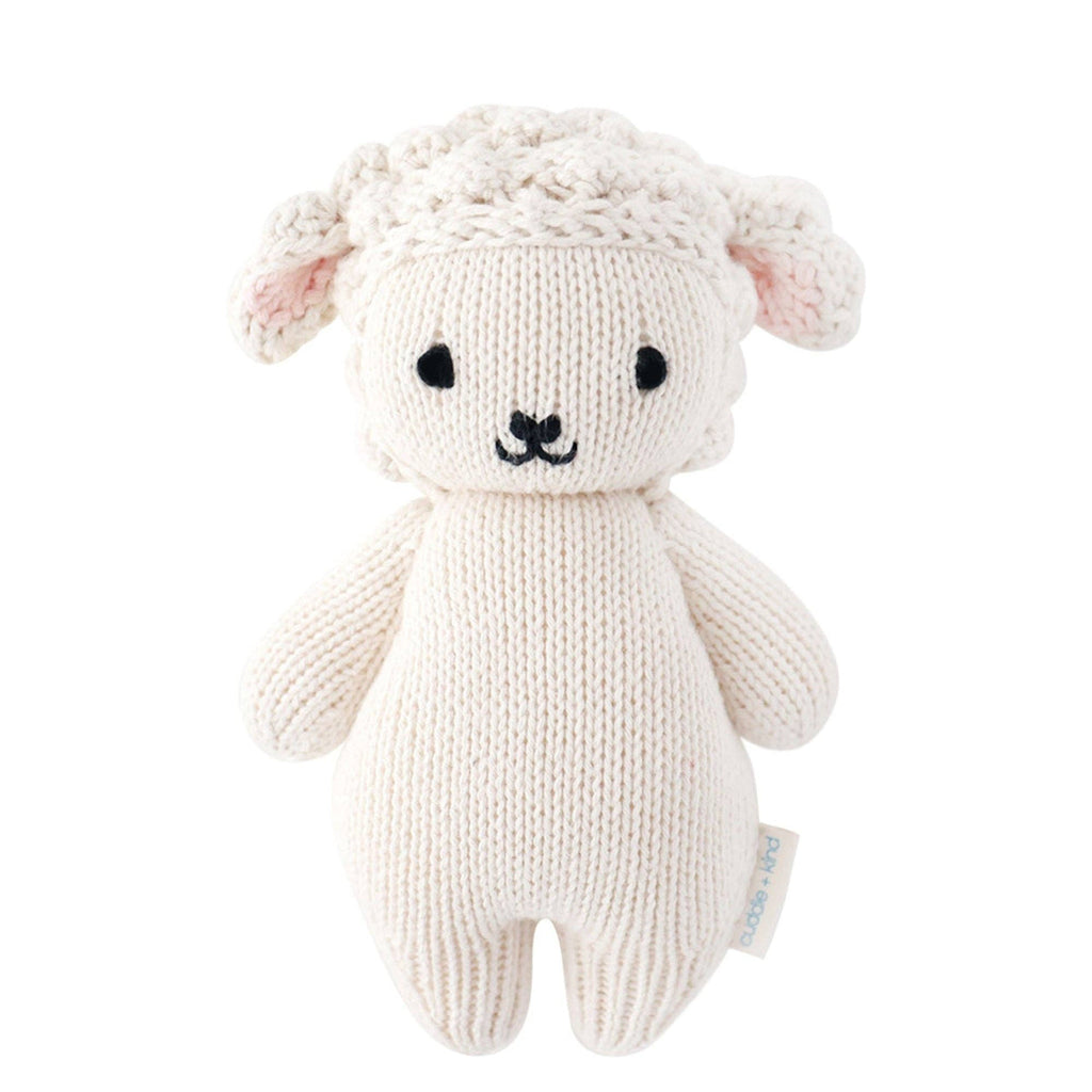 Mini Hand-Knit Baby Lamb Animal Dolls by Cuddle + Kind - Freshie & Zero Studio Shop