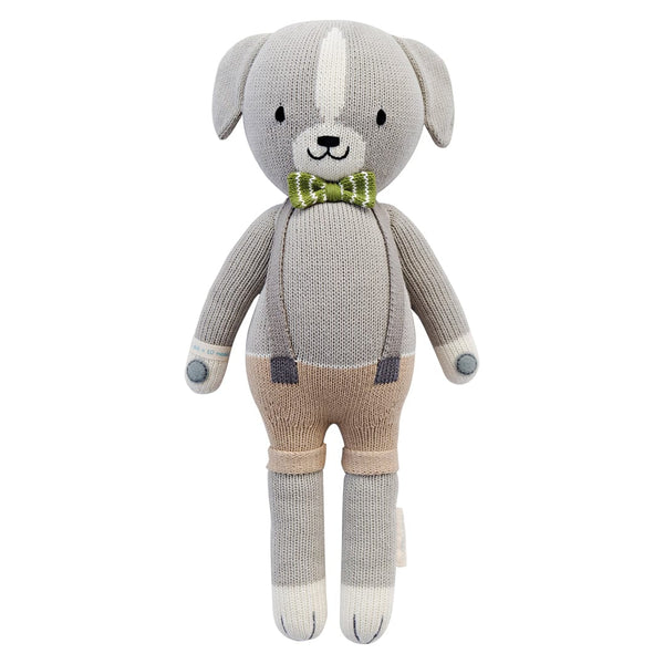 Little Noah the Dog 13" Knit Doll by Cuddle + Kind - Freshie & Zero Studio Shop